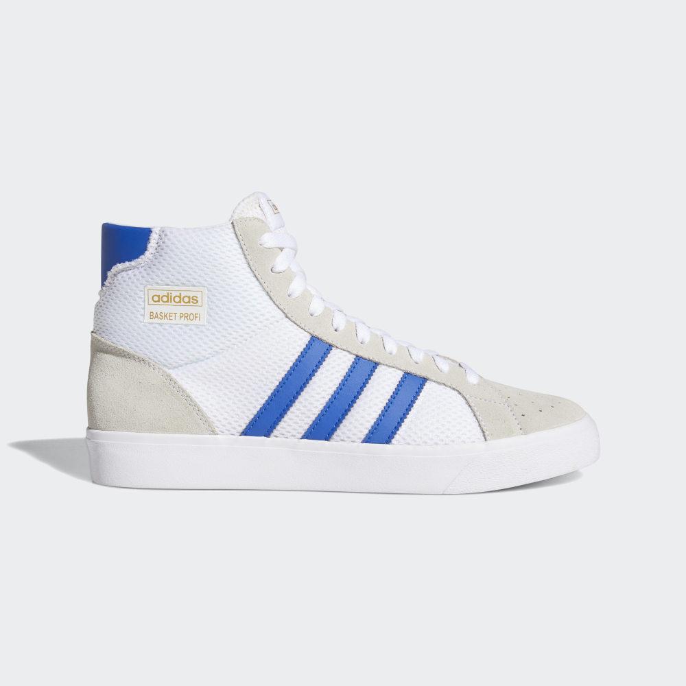 Originals Adidas Basket Profi Barbati Romania - Albi/Albastru Regal/Aurii Metal FW3112